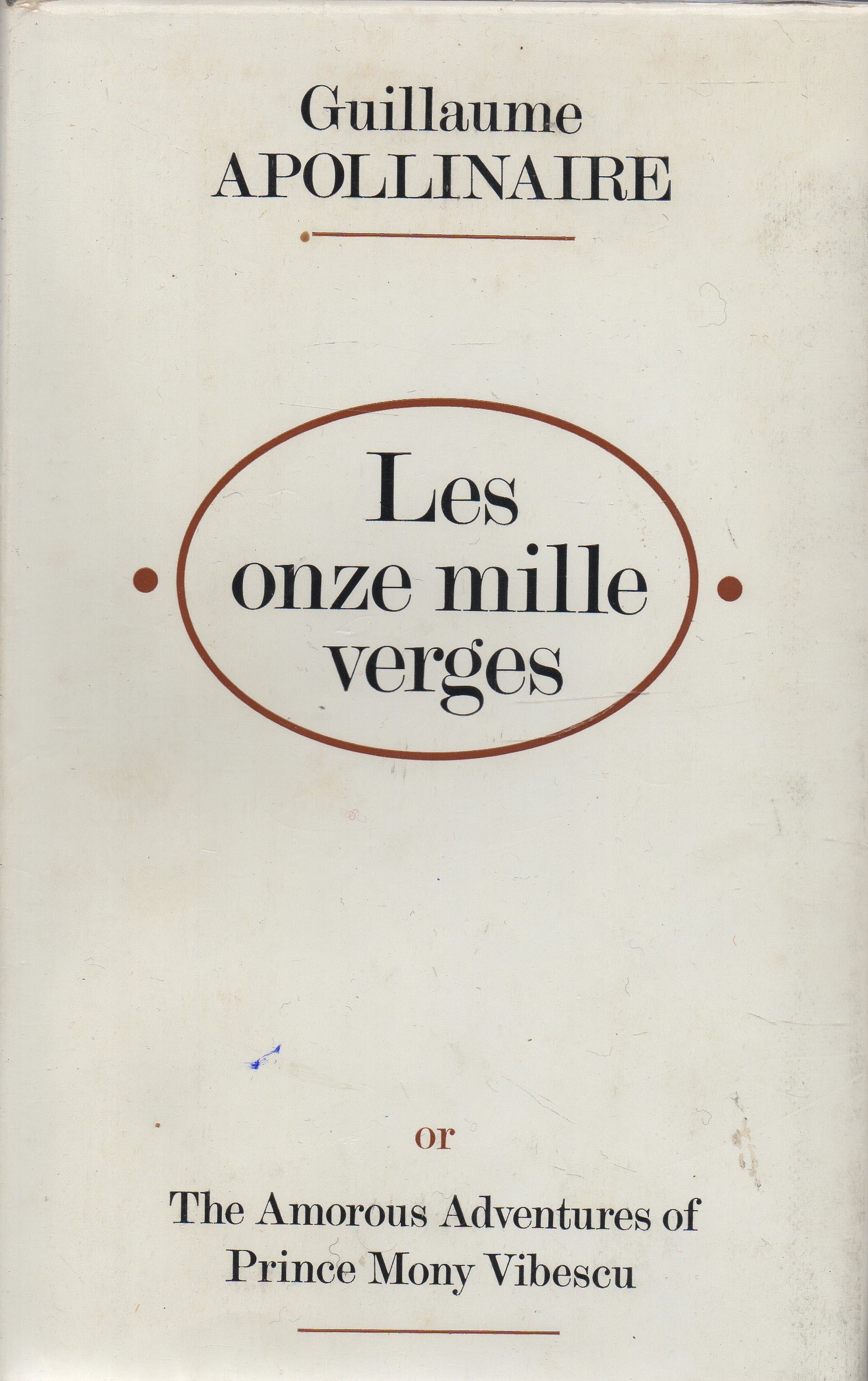 FIRST UK EDITION, orders Les Onze Mille Verges, Guilllaume Apollinaire, 1976