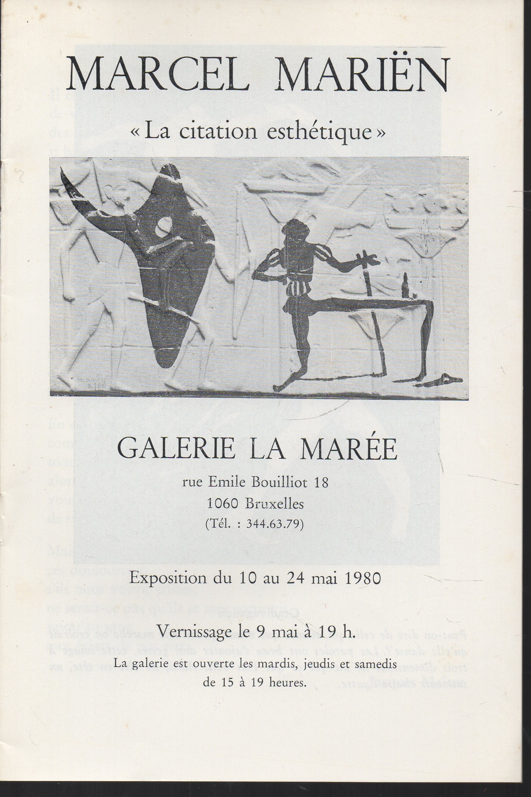 Image for Marcel Marien: La Citation Esthetique Marcel Marien: La Citation Esthetique