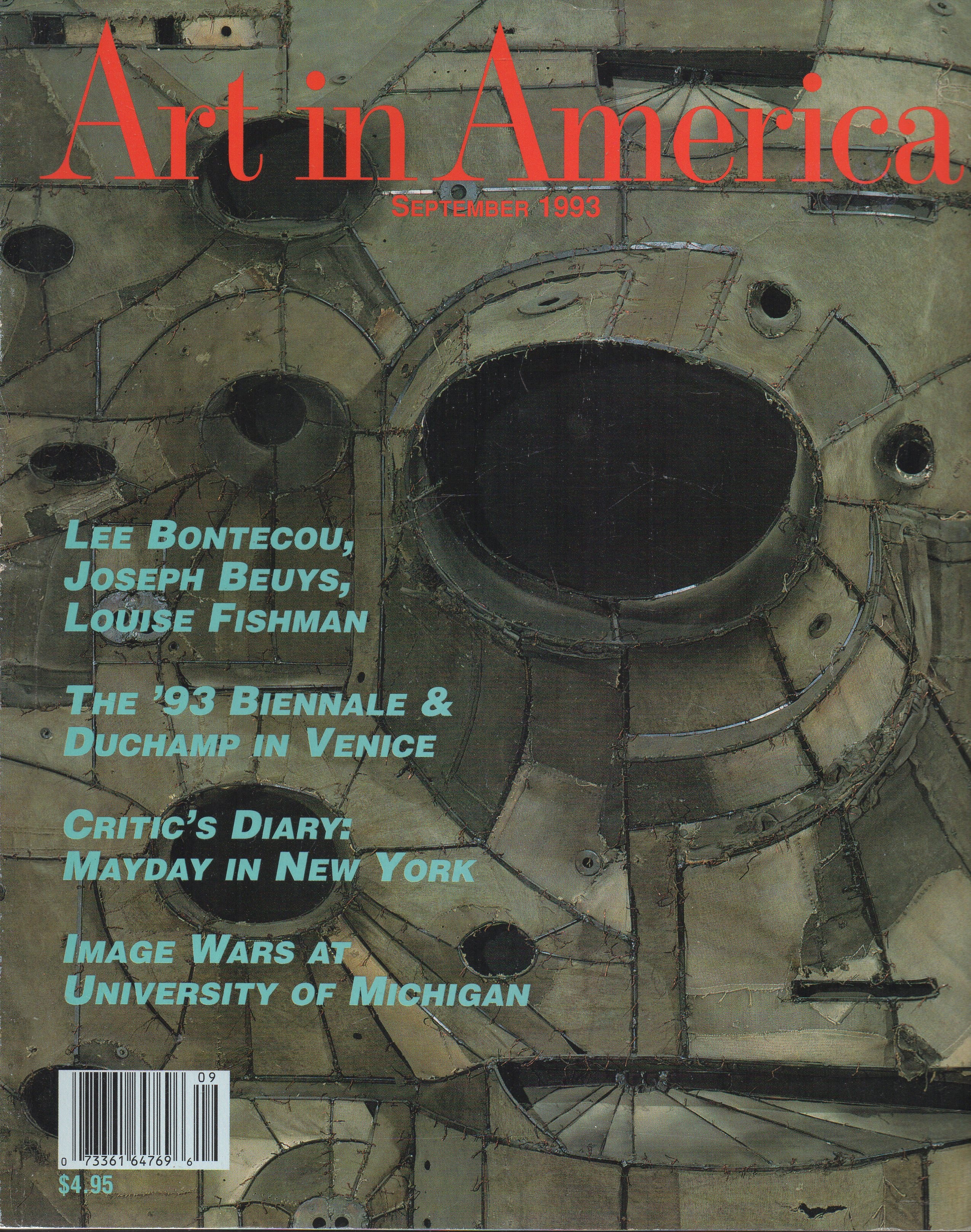 Image for Art in America, September 1993 Art in America, September 1993