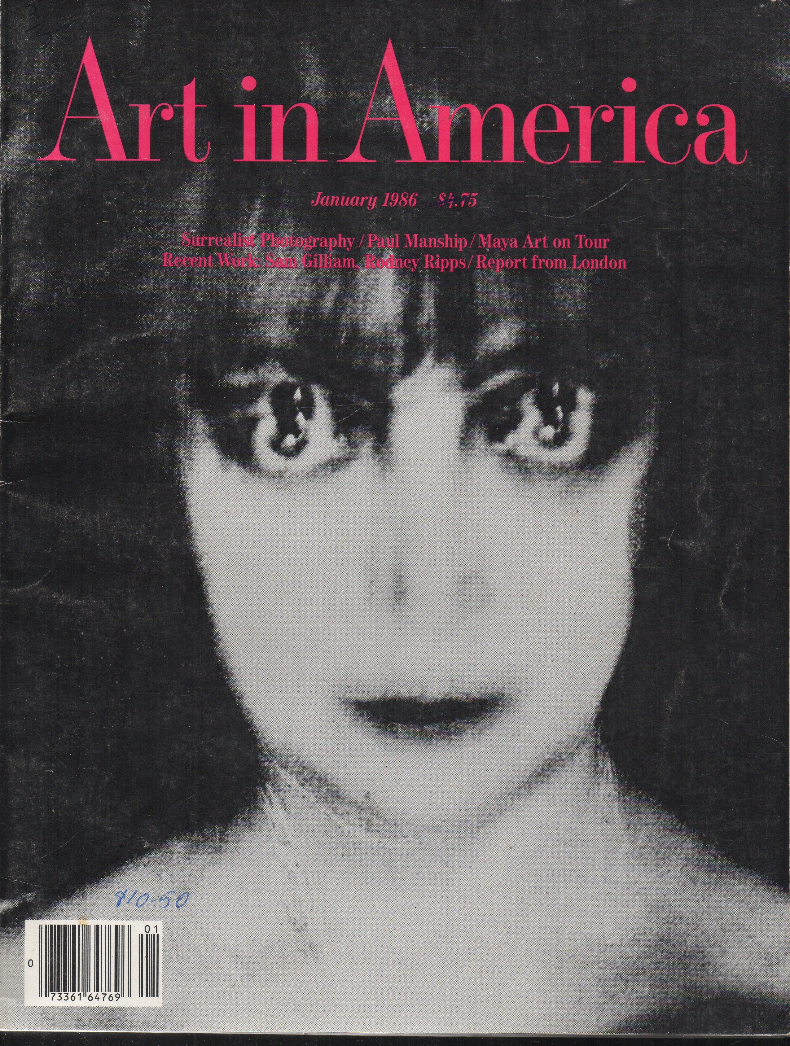 Image for Art in America, January 1986 Art in America, January 1986