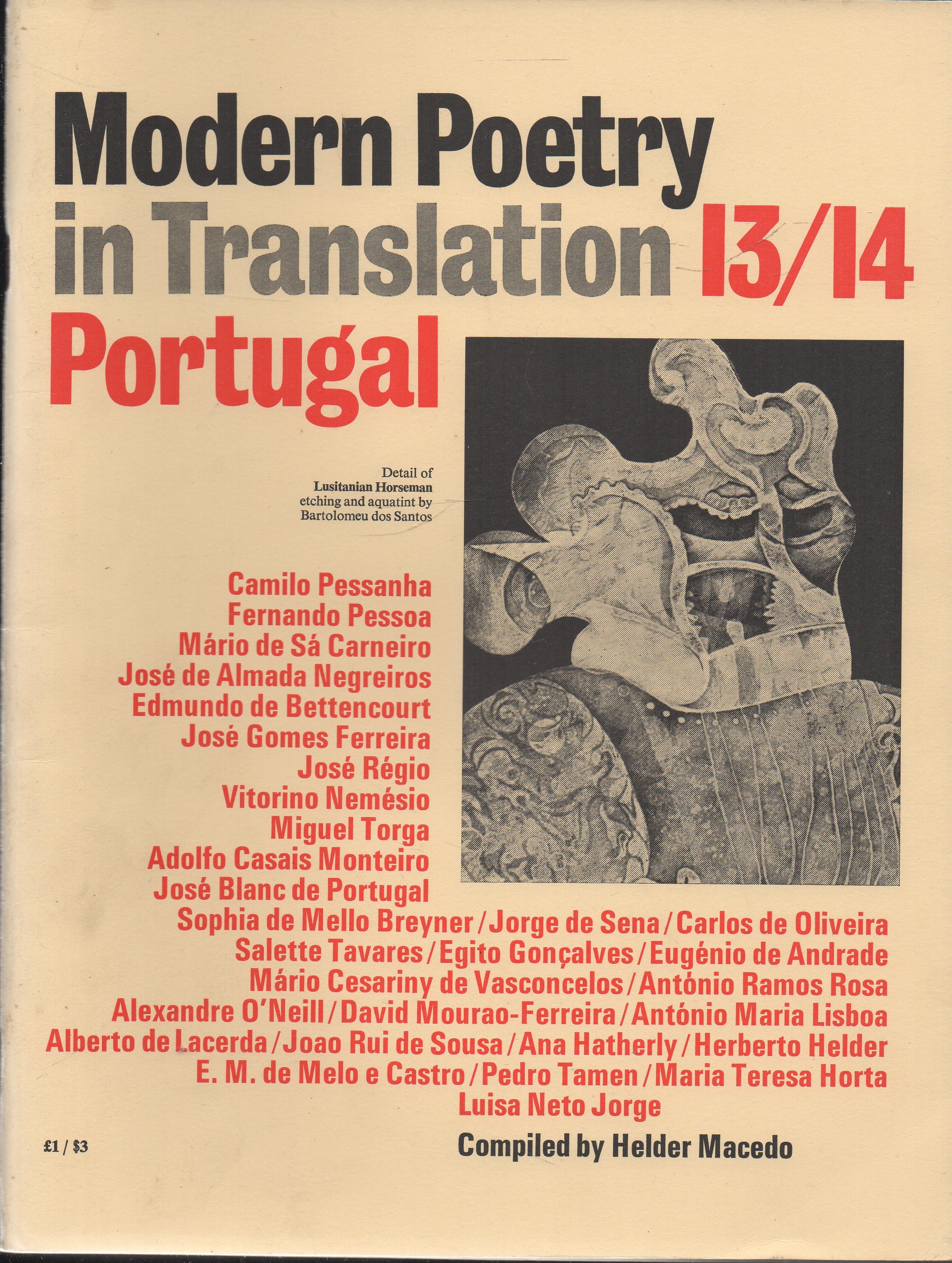 Image for Modern Poetry in Translation 13/14: Portugal Modern Poetry in Translation 13/14: Portugal