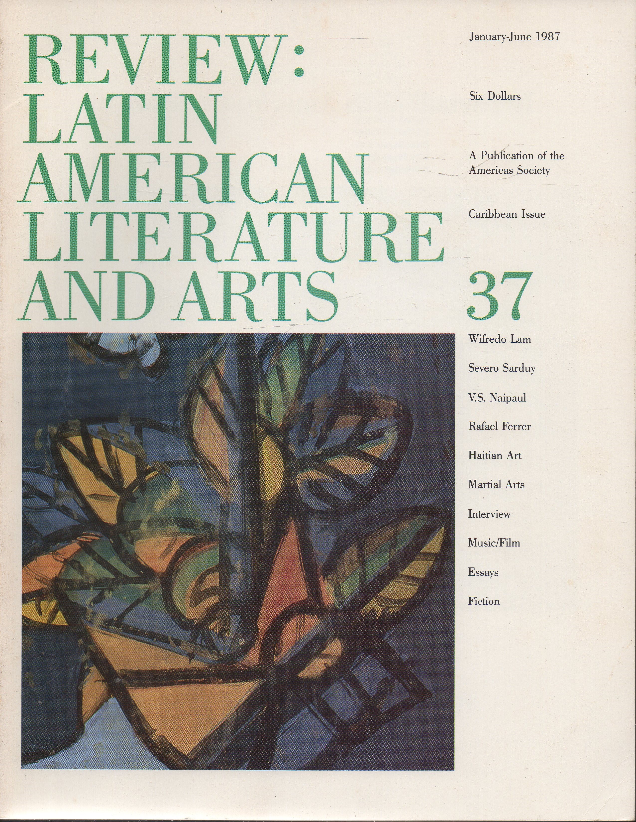 Image for Review: Latin American Literature and Arts: January-June 1987 - Caribbean Issue Review: Latin American Literature and Arts: January-June 1987 - Caribbean Issue