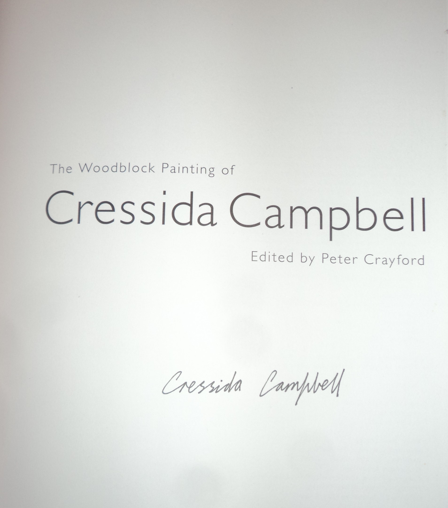 Image for The Woodblock Painting of Cressida Campbell - signed by artist The Woodblock Painting of Cressida Campbell - signed by artist